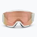Skibrille Smith Squad white vapor/chromapop everyday rose gold mirror 3