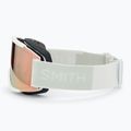 Skibrille Smith Squad white vapor/chromapop everyday rose gold mirror 5