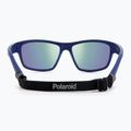 Polaroid PLD 7037/S matt blau/grau-grün Spiegel polarisierte Sonnenbrille 5