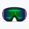 Smith Moment schwarz/chromapop everyday green mirror Skibrille 2