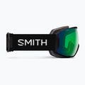 Smith Moment schwarz/chromapop everyday green mirror Skibrille 4