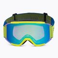 Skibrille Smith Squad neon yellow/chromapop everyday green mirror M668 3