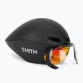 Smith Jetstream TT matt schwarz/chromapop rot Spiegel/klar Fahrradhelm 9