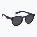 Polaroid PLD 8048/S blau rosa/grau polarisierte Kindersonnenbrille