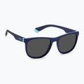 Polaroid PLD 8049/S blau azur/grau polarisierte Kinder-Sonnenbrille