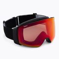 Skibrille Smith 4D Mag black/chromapop photochromic red mirror M732