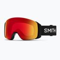 Skibrille Smith 4D Mag black/chromapop photochromic red mirror M732 6