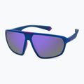Polaroid PLD 2142/S halbmatt blau violett azur/violett verspiegelt polarisierte Sonnenbrille 2