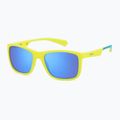 Polaroid PLD 8053/S mattgelb azur/blau verspiegelt polarisierte Kindersonnenbrille 2