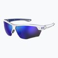 Unter Armour Yard Dual S3 matt weiß blau/blau mehrschichtige oleophobe Sonnenbrille 2