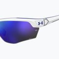 Unter Armour Yard Dual S3 matt weiß blau/blau mehrschichtige oleophobe Sonnenbrille 7