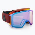 Smith Squad XL terra flow/alltäglich rot/sturmblau sensor Skibrille