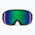 Skibrille Smith Blazer black/green sol-x mirror 6