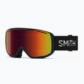 Skibrille Smith Rally black/red sol-x mirror