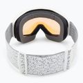 Skibrille Smith Rally white chunky knit/blue sensor mirror 3