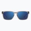 Herren Under Armour Assist 2 grau blau/grau blau mehrschichtige polarisierte Sonnenbrille 3
