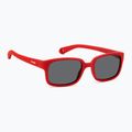 Polaroid PLD K008/S matt rot/grau polarisierte Kindersonnenbrille