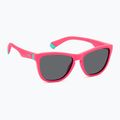 Polaroid PLD 8056/S matt rosa/grau polarisierte Kindersonnenbrille