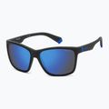 Polaroid PLD 8057/S mattschwarz/blau verspiegelt polarisierte Kindersonnenbrille 2