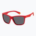 Polaroid PLD 8057/S matt rot/grau polarisierte Kindersonnenbrille 2