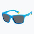 Polaroid PLD 8057/S matt blau/grau polarisierte Kindersonnenbrille 2
