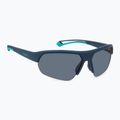 Polaroid PLD 7048/S matte blau/graue polarisierte Sonnenbrille mit hohem Kontrast