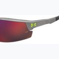 Under Armour Skillz/G S3 metallisierte grau/infrarot oleophobe Herren-Sonnenbrille 7