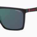 Carrera 4019/S Herren mattschwarze rot/grün-graue kontrastreiche Anti-Reflex-Sonnenbrille 6