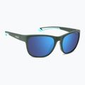 Polaroid PLD 7051/S matte grün/blaue Spiegel polarisierte Sonnenbrille mit hohem Kontrast