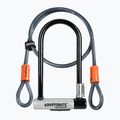 Kryptonite Kryptolok Standard Bügelschloss + Kryptoflex Kabel schwarz/grau Fahrradschloss