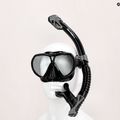 AQUA-SPEED Vanua + Borneo Tauchset Maske + Schnorchel schwarz 610 8