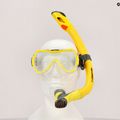 AQUA-SPEED Kindertauchset Enzo + Evo Maske + Schnorchel gelb 604 8
