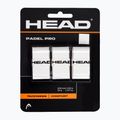 HEAD Padel Pro Schlägerhüllen 3 Stück weiß.