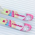 Kinderski HEAD Unicorn Easy JRS + Bindungen Jrs 4.5 GW CA white/pink 12