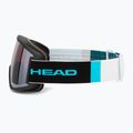 Skibrille HEAD Contex Pro 5K Race chrome/red/5k chrome/orange 5