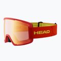Skibrille HEAD Contex red/red/fmr yellow red