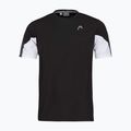 HEAD Club 22 Tech Herren-Tennisshirt schwarz 811431BK