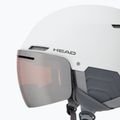 Skihelm Damen HEAD Cinema W white/silver red 8