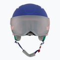 Skihelm Kinder Head Mojo Visor Jr blue/green/silver red 2