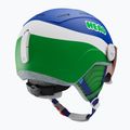 Skihelm Kinder Head Mojo Visor Jr blue/green/silver red 2