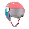 Skihelm Kinder HEAD Maja Visor pink/blue/silver red