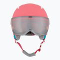 Skihelm Kinder HEAD Maja Visor pink/blue/silver red 2