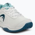 Tennisschuhe Kinder HEAD Sprint Court 4.0 white/ turquise 7
