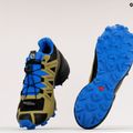 Laufschuhe Trail Herren Salomon Speedcross 5 GTX grün-blau L416124 11