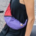 Ticket To The Moon Upcycled Sling Umhängetasche lila/burgund 4