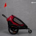Fahrradanhänger 1 Sitzer Hamax Outback One schwarz-rot 465_HAM 10