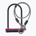 Fahrradschloss OnGuard Neon 8154PN U-Lock black/pink