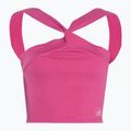 Damen adidas Ribbed Active Seamless Halter Bralette 3D semi lucid fuchsia top