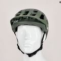 Fahrradhelm POC Tectal epidote green metallic/matt 9