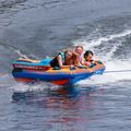 Towable O'Brien Heli 3 Boat Tube Orange / Blue 9
